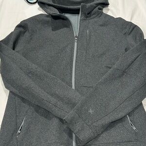 Gray Lululemon Zip-Up Hoodie